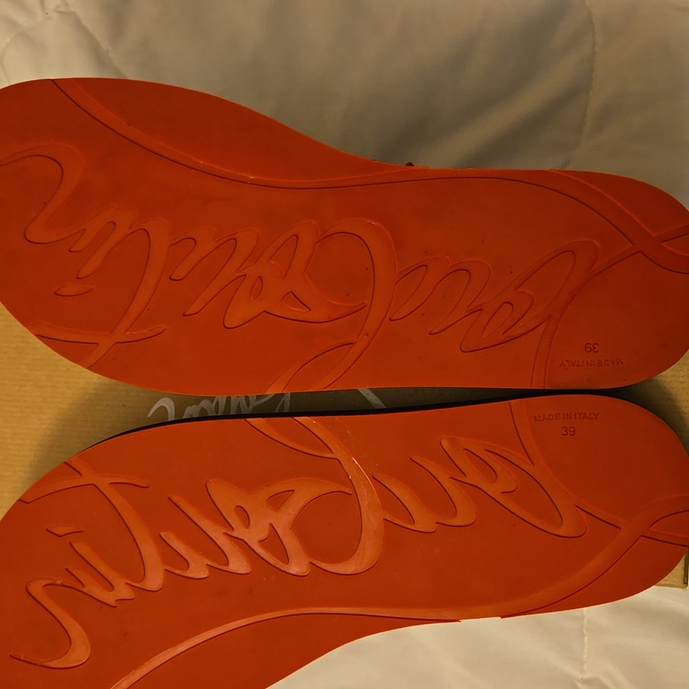 AUTHENTIC Womens Christian Louboutin Flip Flops - Picture 3 of 7